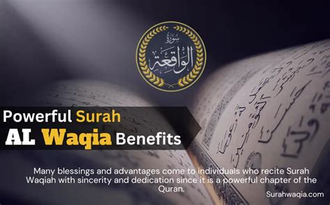 Powerful Surah Waqiah Benefits Surah Waqia