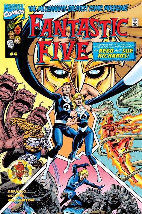 Fantastic Five 1999 4 Comic Issues Marvel