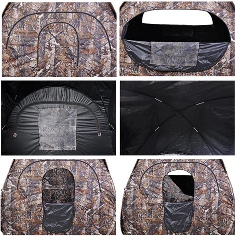 Portable Hunting Ground Blind Tent Real Tree Camo Hunt Archery Turkey