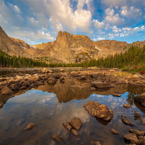 Colorado Photo Of Notchtop Mountain At Two Rivers Lake Rocky Mountain