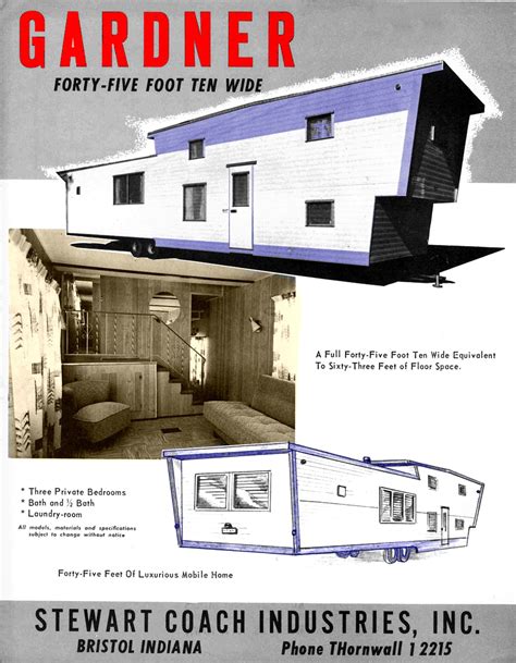 We Love These Vintage Trailer Ads Two Story Mobile Homes 2 Story