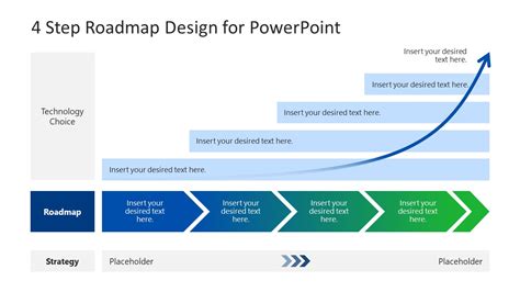 4 Steps Technology Roadmap Powerpoint Template Slidemodel