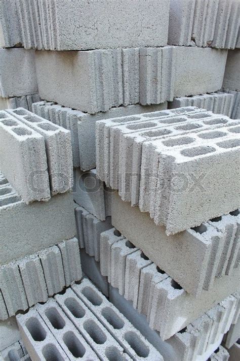 Cement Bricks Stock Image Colourbox