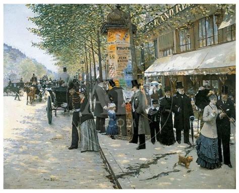Paris On The Boulevard 1890 Art Print Jean Béraud Jean