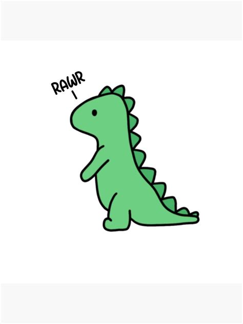 rawr dinosaur pin for sale by amandazdesigns redbubble