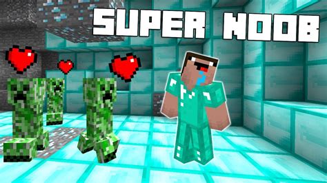 Minecraft Super Noob Vs Pro Modo Para Noobs Youtube