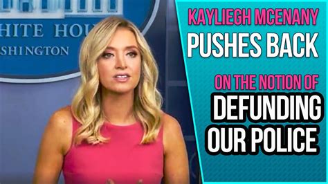 Kayleigh Mcenany On Defunding Police Departments Youtube
