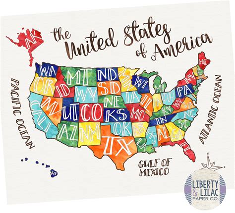 Acquire Usa Map With Color States Free Vector