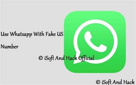 Is there a way i can do w/o cause it sends you verification code without which you cannot activate service. Use Whatsapp With Fake US Number - iSoft And Hack