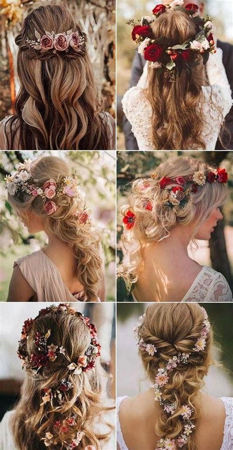 22 Wedding Hairstyles Long Hair With Flowers Hairstyle Catalog