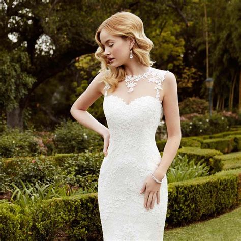 wedding dresses with illusion necklines 27 of our favourite styles wedding dresses high neck