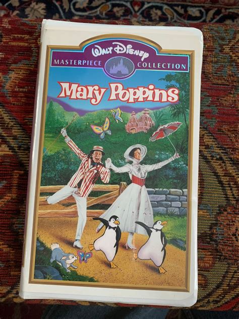 Mary Poppins Vhs Walt Disney Masterpiece Collection Limited Edition
