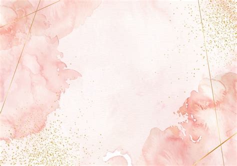 Premium Vector Hand Painted Watercolor Splash Background With Gold