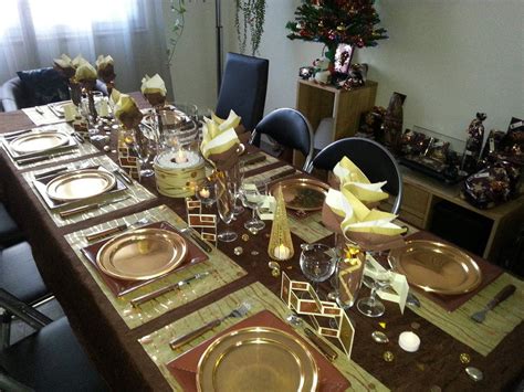 Un petit article rapide pour vous montrer la table de noël réalisée pour le réveillon du 24 décembre. TABLE DE NOEL - toc-cuisine.fr