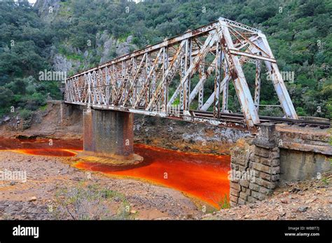 Salomon Bridge Old Mining Train Tinto River Huelva Province