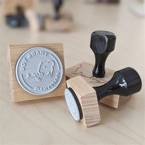 Custom Rubber Stamp Personalised Stamp Laser Cut Rubber Etsy