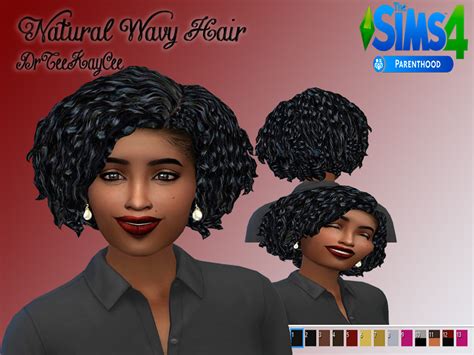 The Sims Resource Naturally Wavy Hair Parenthood Needed
