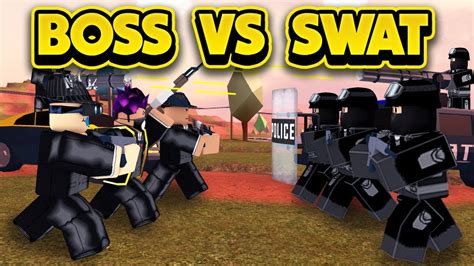 Cruise down the streets in an armored swat van and take down escaped fugitives before they wreak havoc in the city. CRAZY BOSS VS SWAT WAR IN JAILBREAK! (ROBLOX Jailbreak ...