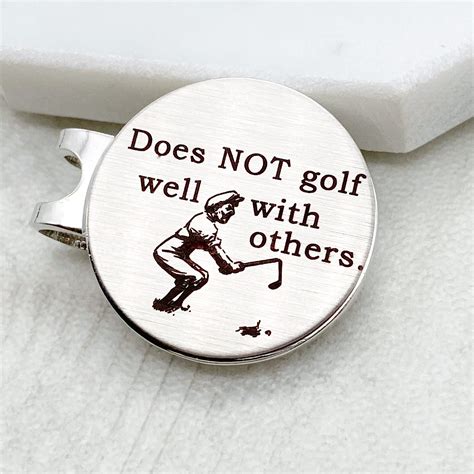 Engraved Golf Ball Marker Funny Golf Ts For Men Includes Etsy