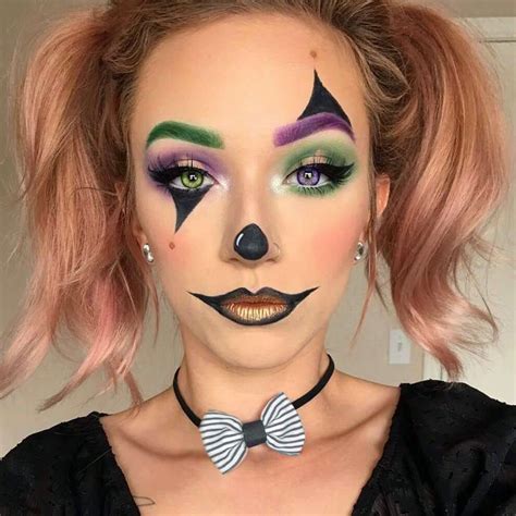 Pin By Johanna Cruz On Maquillaje Halloween Makeup Clown Cool Halloween Makeup Cute