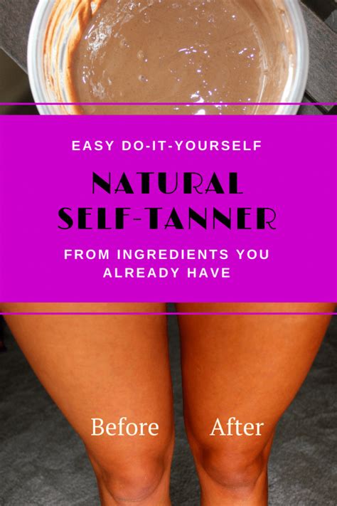 Diy All Natural Self Tanning Lotion Blissful Bohemian In 2020