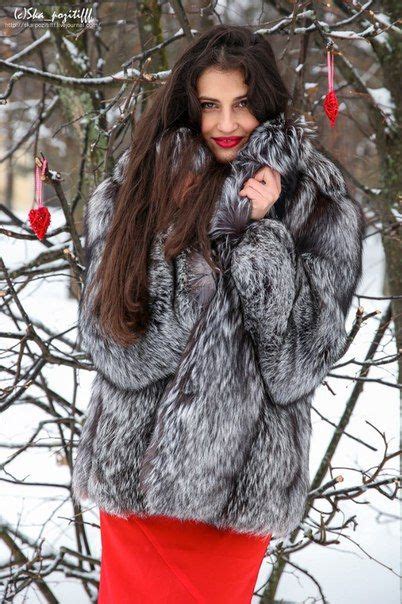 silver fox fur coats fur fashion foxes vest long hair styles jackets furs down jackets