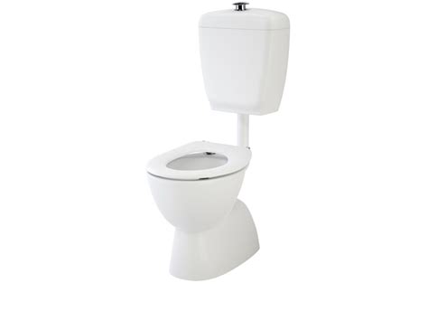 Caroma Care 400 Connector S Trap Bottom Inlet Toilet Suite Metal Raised