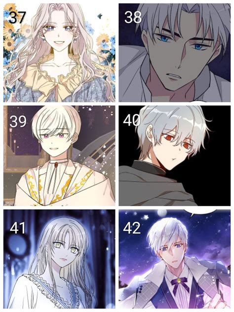 Silver Haired Manhwa Characters