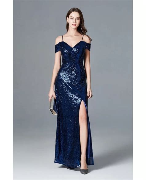 Yesexy 2022 Women Sexy Off Shoulder Sequin Dresses Female Backless Maxi