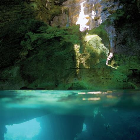 Bahamian Bucket List Swim In An Underwater Cave Exuma Bahamas