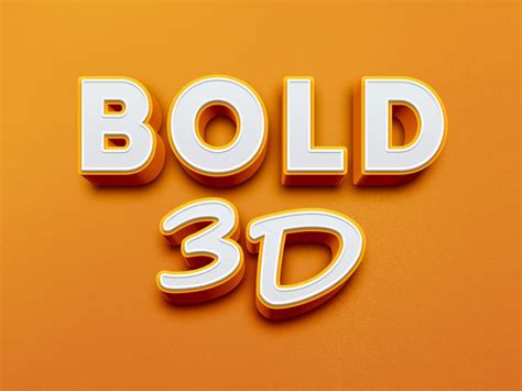22 Examples Of 3d Text Effects For Designers Psd Ai