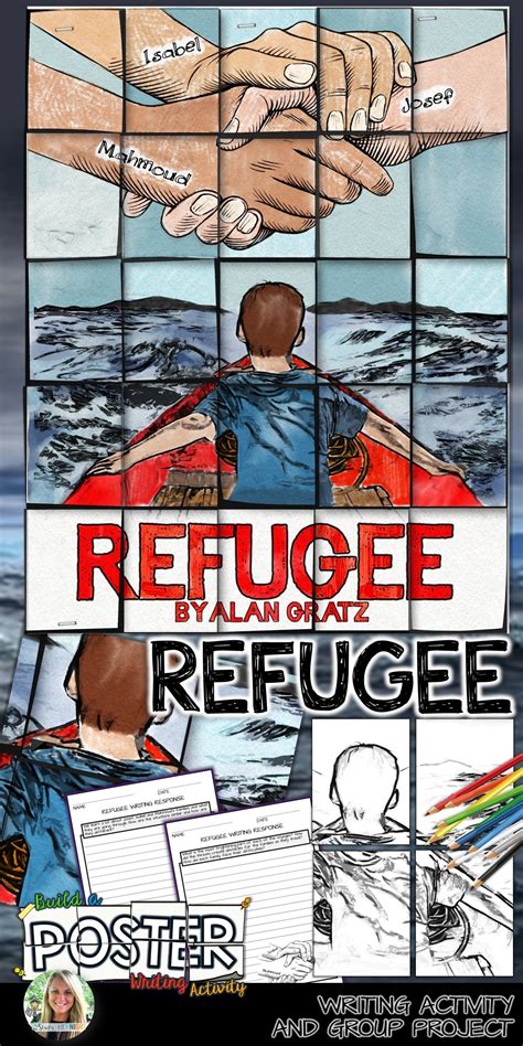 Refugee By Alan Gratz Writing Activity Collaborative Poster Group Project Writing