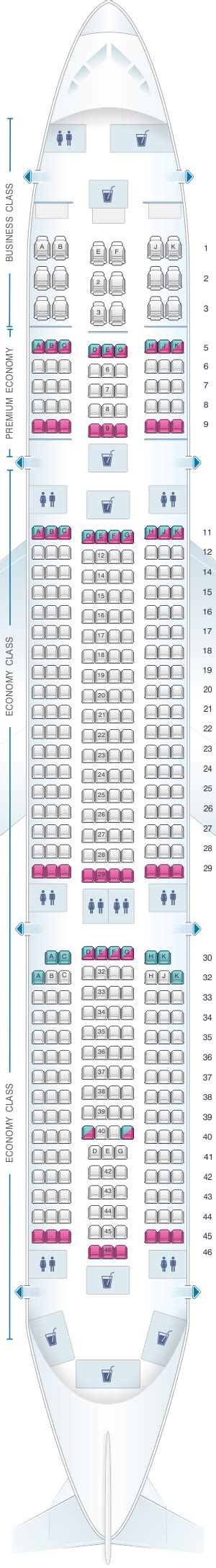 Air Mauritius A350 Seat Map Image To U