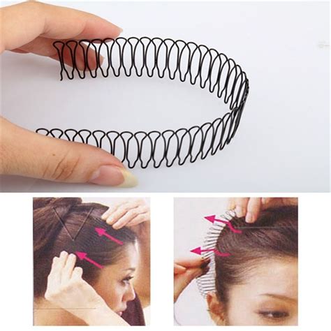 2pcs new fashion hair styling tool roll curve clip pin invisible bang fringe hair comb clips