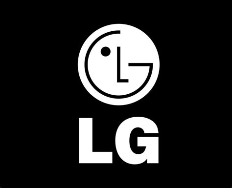 LG Brand Logo Phone Symbol With Name White Design South Korea Mobile Vector Illustration With