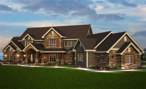 Is the exterior boring and does the floor plan have some glaring issues? Craftsman Plan: 6,837 Square Feet, 6 Bedrooms, 5 Bathrooms ...