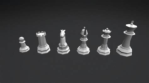 Chess Scene Pieces Blender Download Free 3d Model By Moyicat