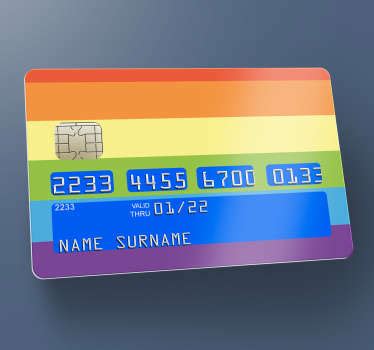 Pegatinas para tarjetas crédito originales TenVinilo