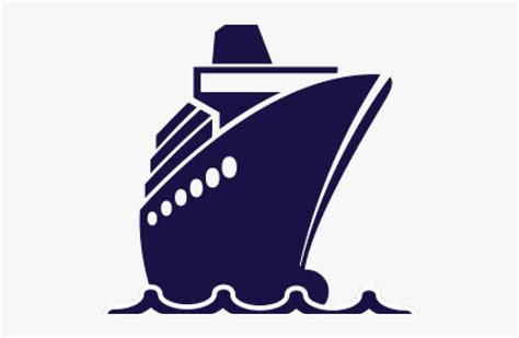Cruise Ship Clipart Blue Ship Royal Caribbean Cruise Icon Hd Png