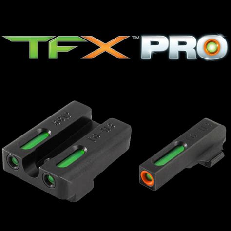 Truglo Tfx Pro Tritum Fiber Optic Sight Set For Sig Sauer P238