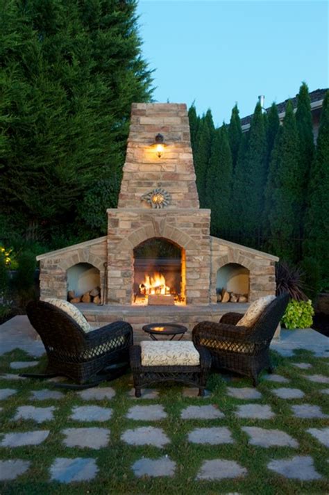 15 h x 56 w x 24 d) brand: 16 Relaxing Outdoor Fireplace Designs For Your Garden