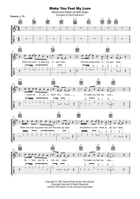 Adele Make You Feel My Love Piano Chords Sheet And Chords Collection