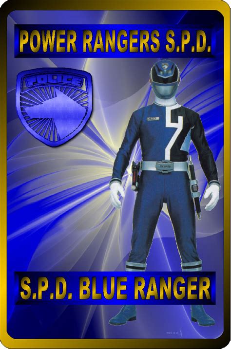 Spd Blue Ranger By Rangeranime On Deviantart Power Rangers Super