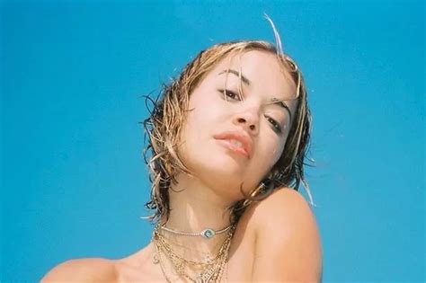 Rita Ora Pours Cleavage Into Teeny String Bikini For Red Hot Holiday