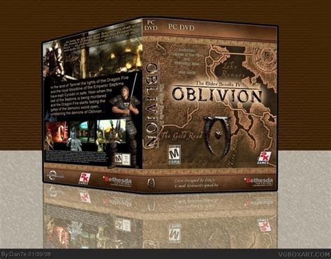 The Elder Scrolls Iv Oblivion Pc Box Art Cover By Dan7e
