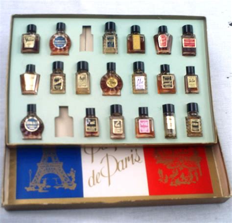 French Perfume Collection Vintage Miniature Bottles Rare