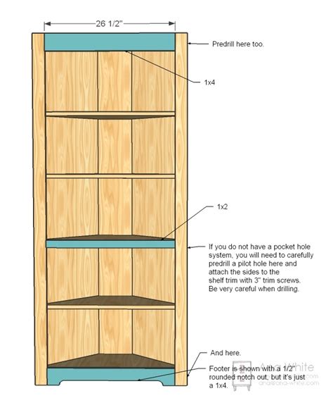 Corner Bookcase Woodworking Plans Gambrel Shed Plans 12x20