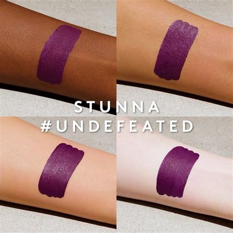 We Stay Undefeated This New Sultry Purple Stunna Lip Paint Shade