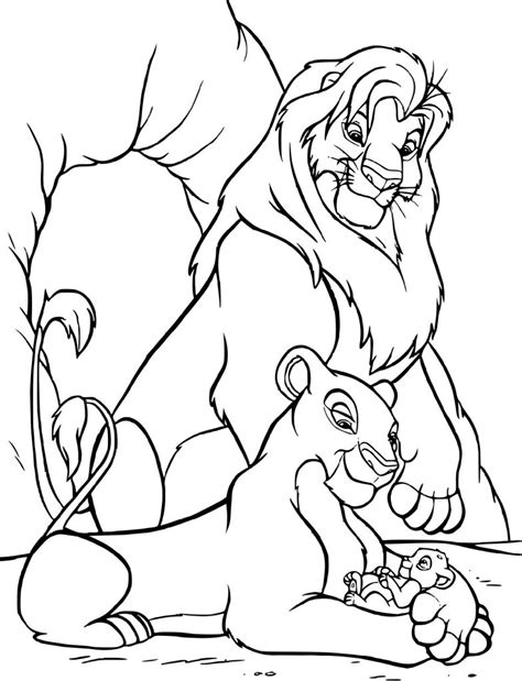 Duck and bunny coloring page. Lion King Coloring Pages Disney | 101 Coloring
