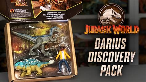 Exclusive Jurassic World Camp Cretaceous Darius Discovery Pack 4k Toy